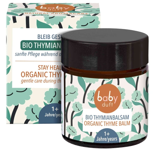 BABYDUFT Stay Healthy Organic Thyme Balm, for toddlers, swissmade